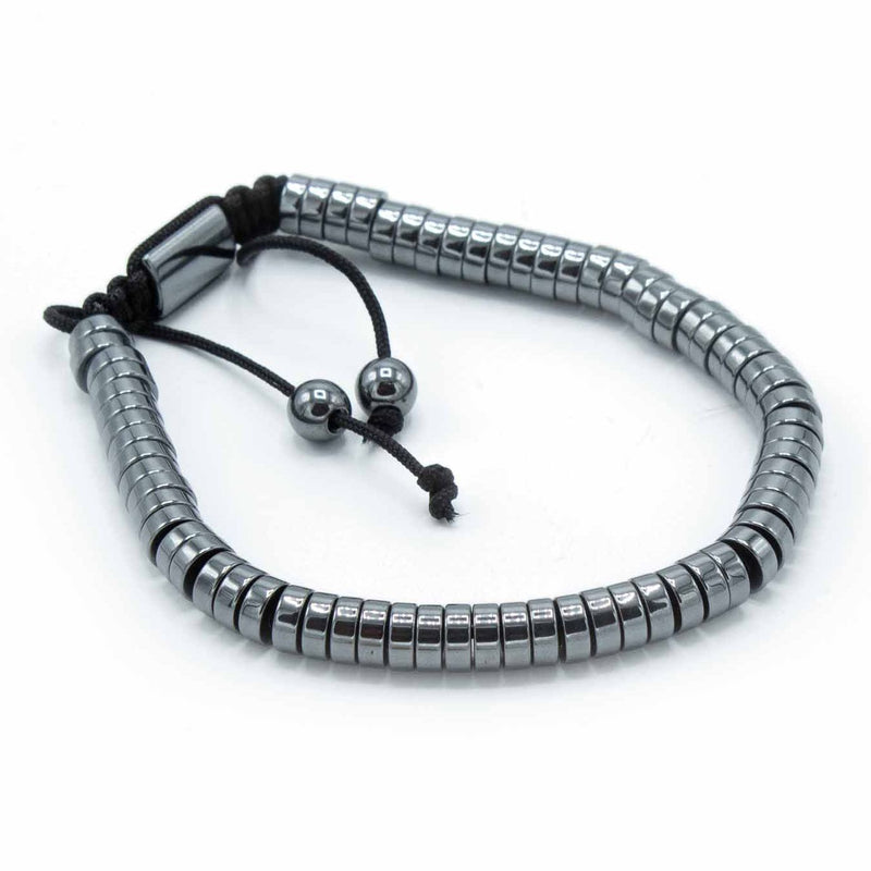 Magnetic Hematite Shamballa Bracelet - Circles product image