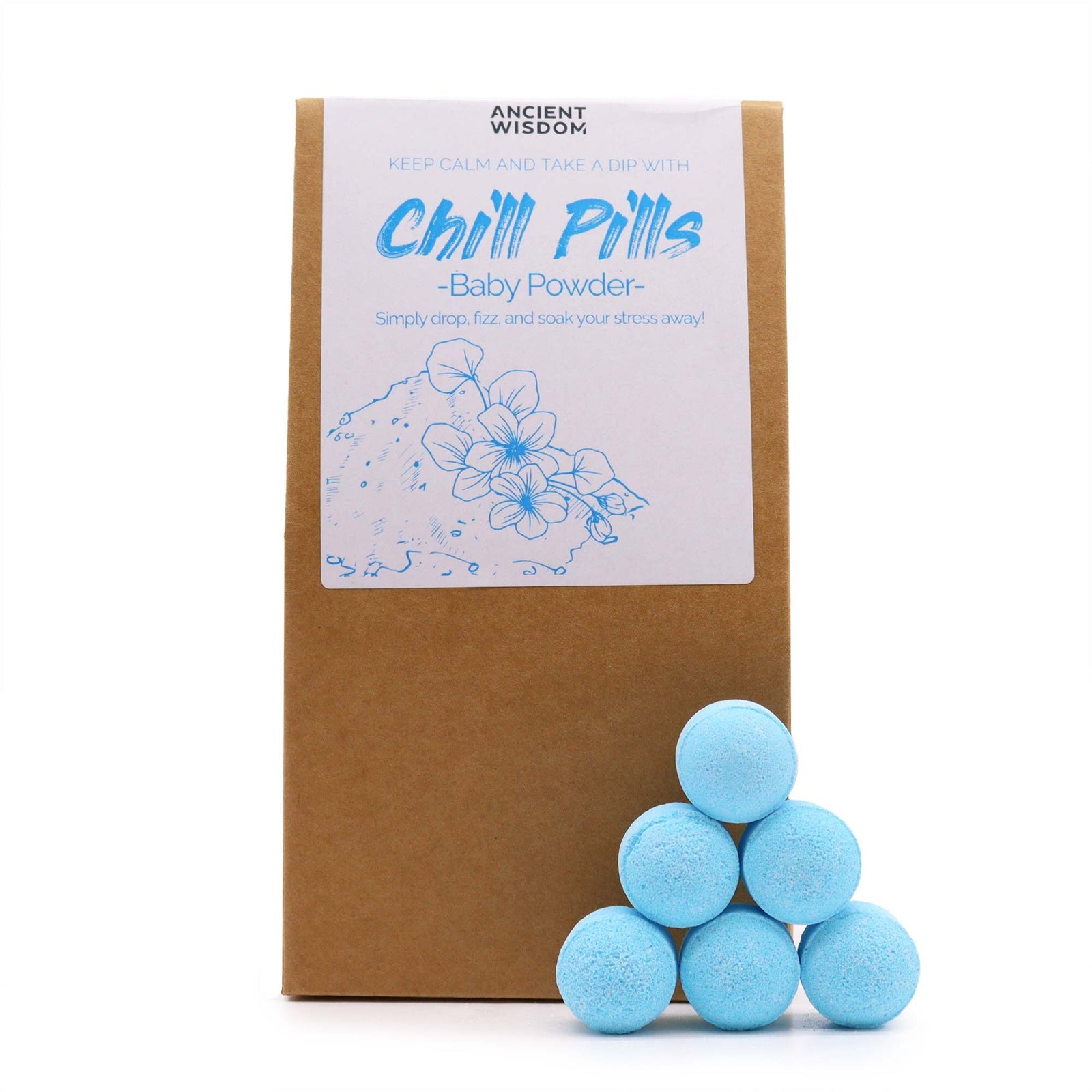 Chill Pills Gift Pack 350g - Baby Powder product image