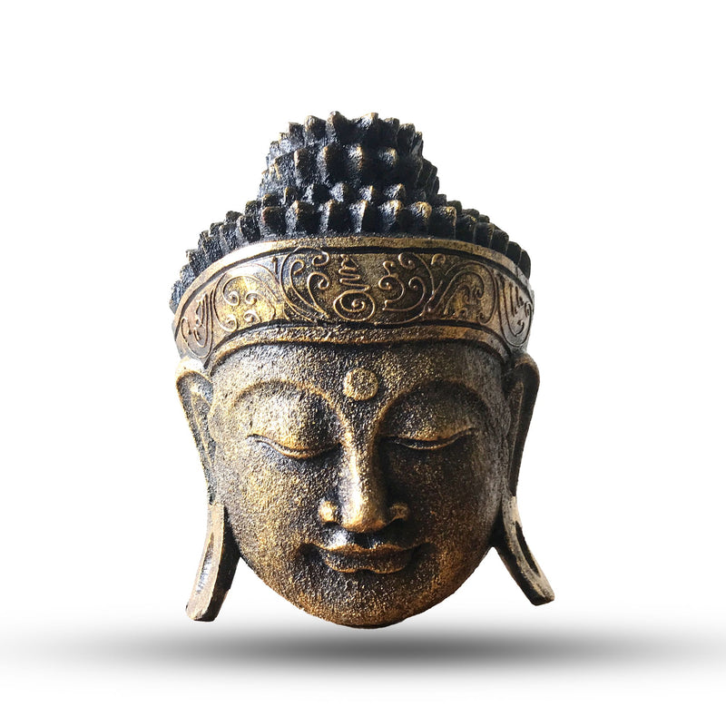 Home Decoration Buddha Head - 25cm - Gold Shine Finish product image