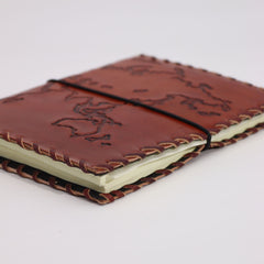 Travel Journal with wrap - Light Tan - 96 pages - 17x13cm product image 2