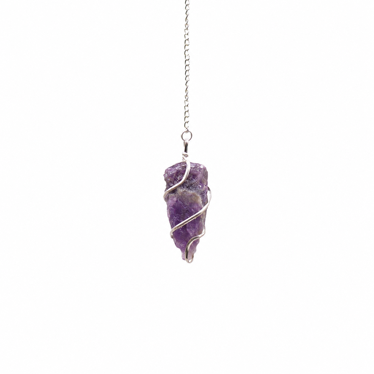 Raw Gemstone Pendulum - Amethyst product image