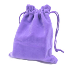 Quality Velvet Pouch - Purple 10x12cm product image 3