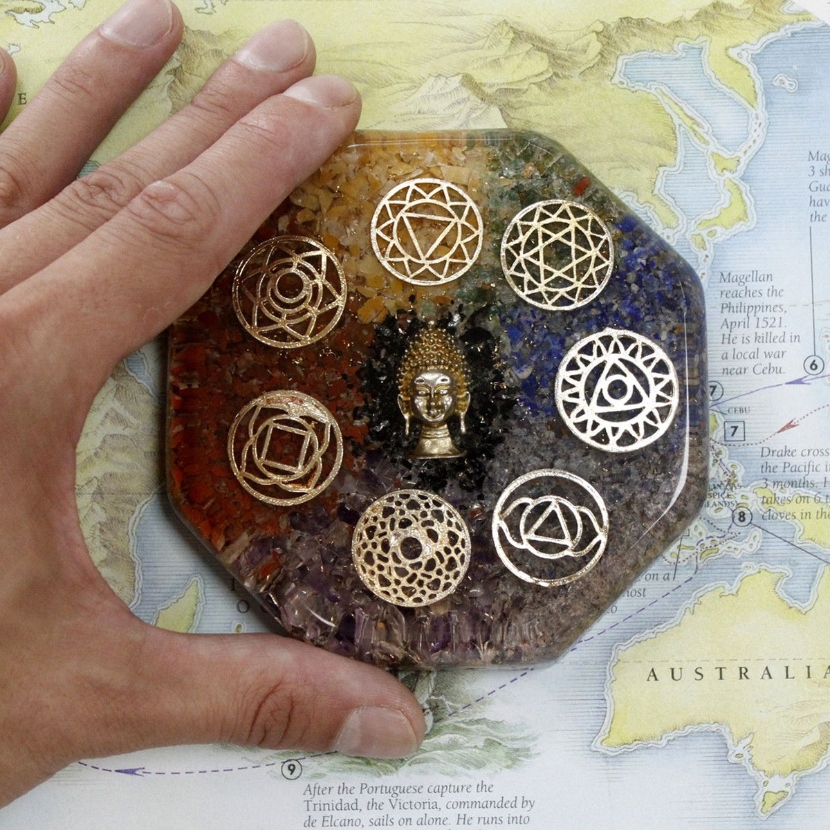 Orgonite Desk Power Packs - Buddha Chakra - Lrg product image 4