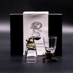 Gift Set of 6 Shot Glasses (50ml) - Mystical Creatures - Antique Bronze product image 3