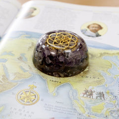 Orgonite Desk Power Packs - Amethyst Dome product image 2