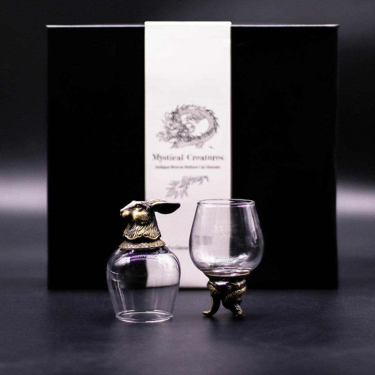 Gift Set of 6 Glasses (100ml) - Mystical Creatures - Antique Bronze product image 3