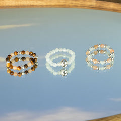 Nymph Spirit Gemstone Ring Set - Sea Sunset product image 6