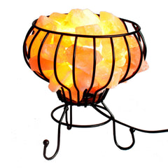 Low Salt Rock Brazier, Pink Salt Chunks, Cable & Bulb product image 3