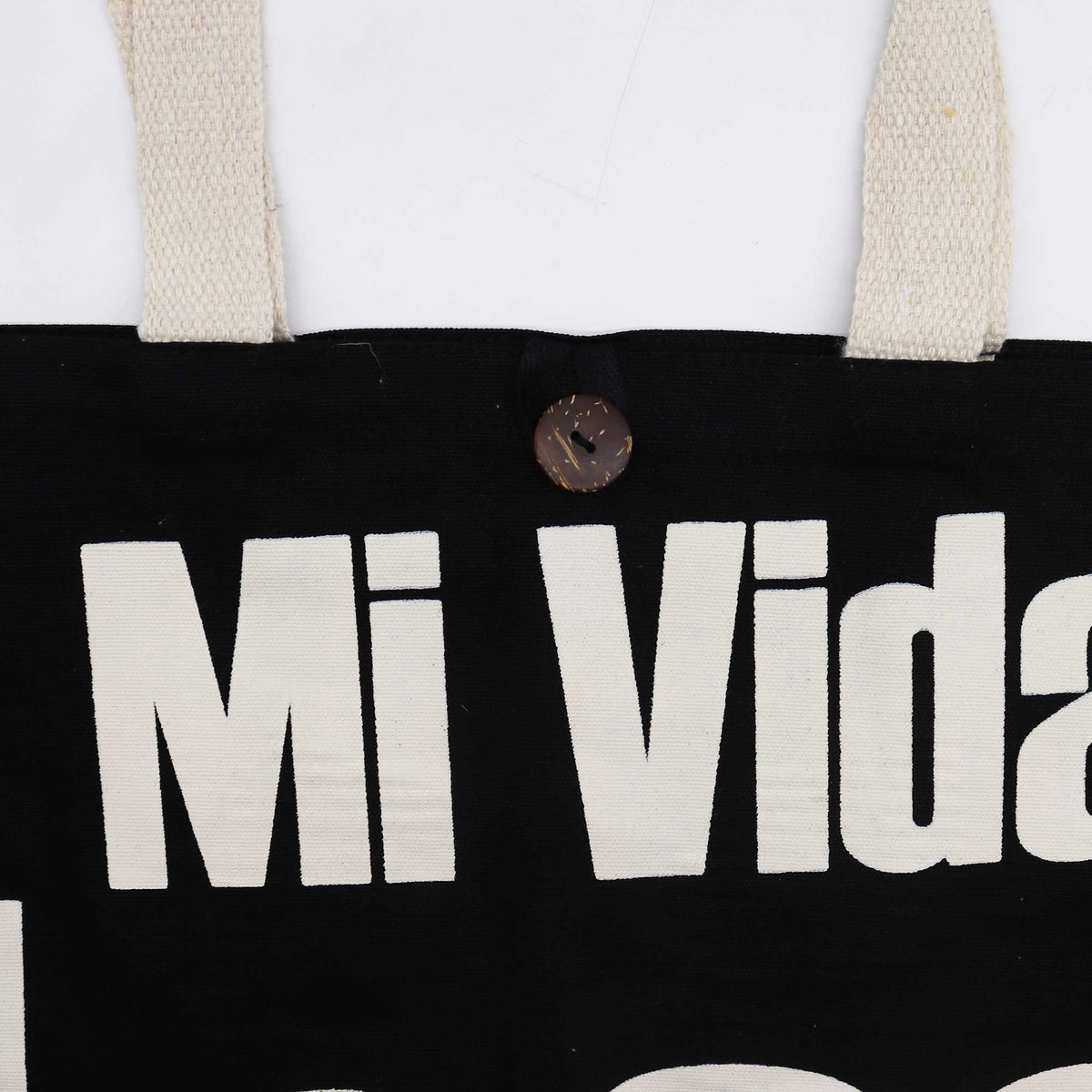 Iconic Classic Tote Bag - Mi Vida Loca - Black Natural 10oz product image 3