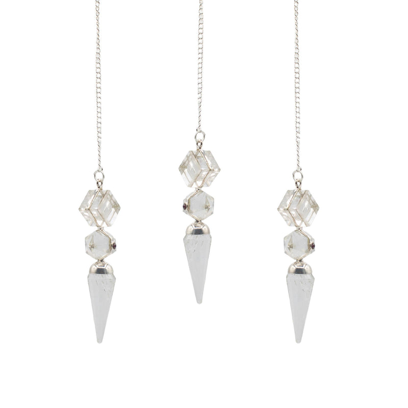 The Architect of Clarity - Three Piece Pendulum - Crystal Quartz product image