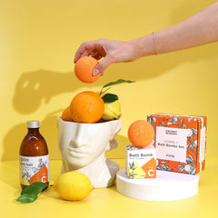 Set of 4 Vitamin C Bath Bombs – Aromatherapy Quartet product image 2
