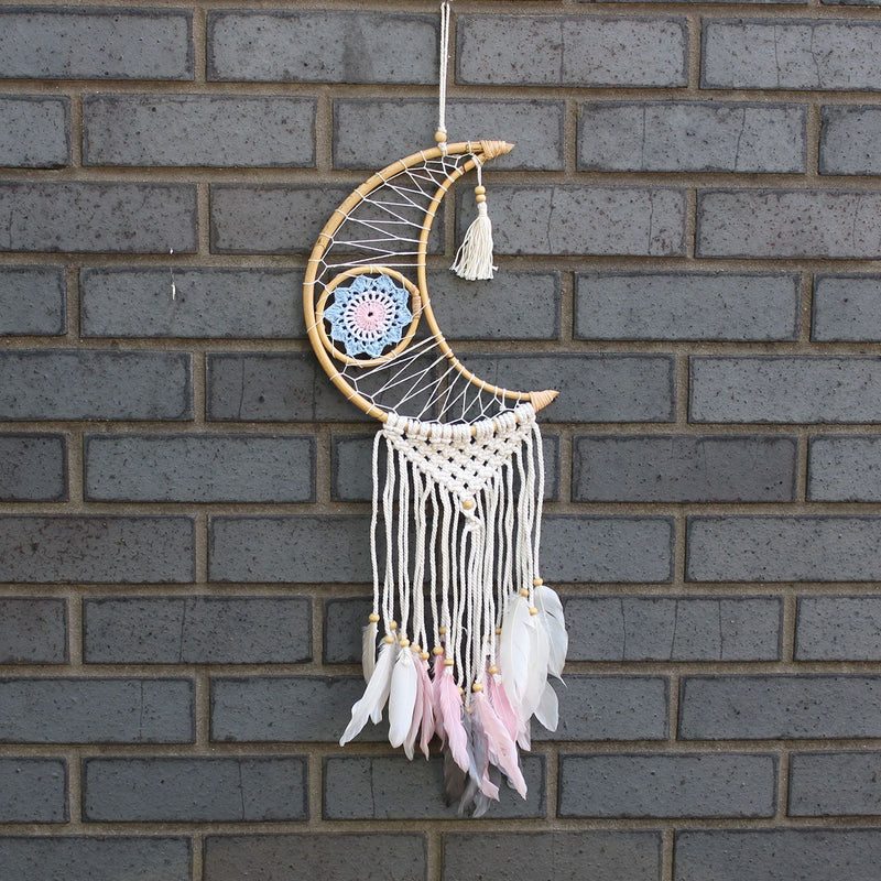 Protection Dream Catcher - Macrame Moon product image