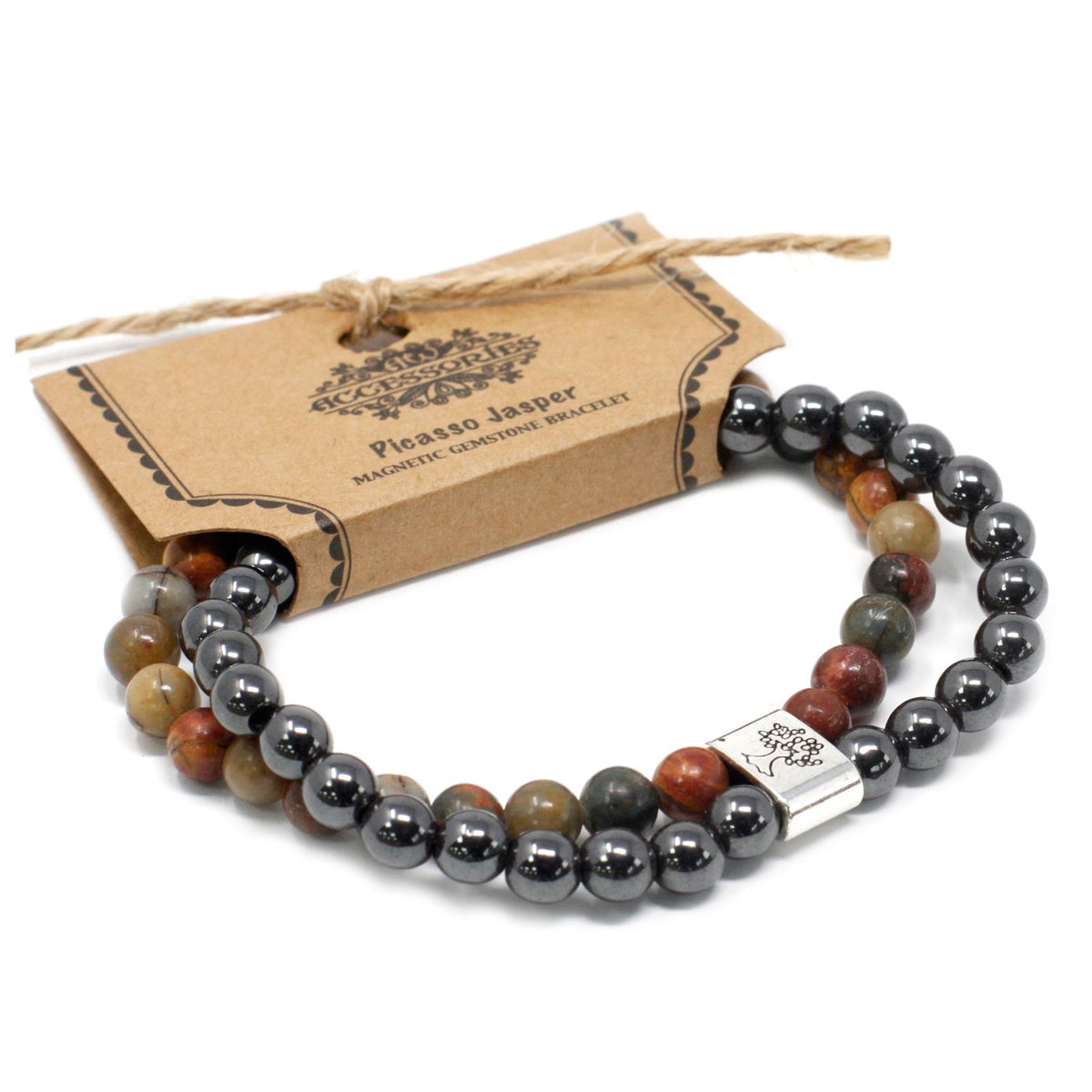 Magnetic Gemstone Bracelet - Picasso Jasper product image 5