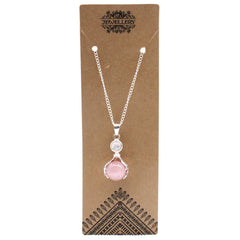 Gemstone Healing Hands Pendant - Rose Quartz product image 2