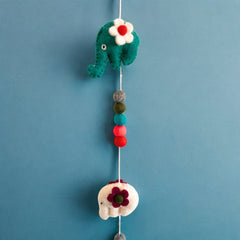 Felt Wall Hanging -Elephants (random colours) product image