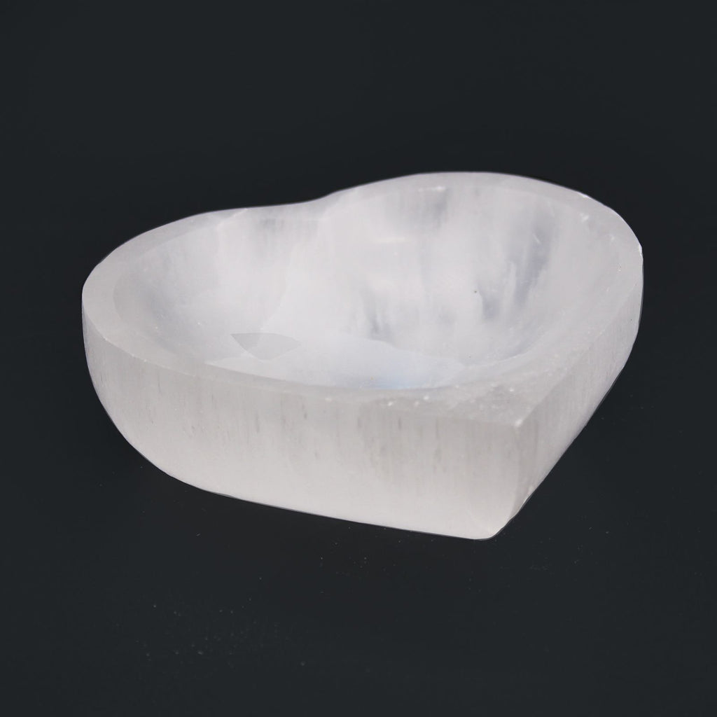 Selenite Heart Bowl - 10cm product image 3