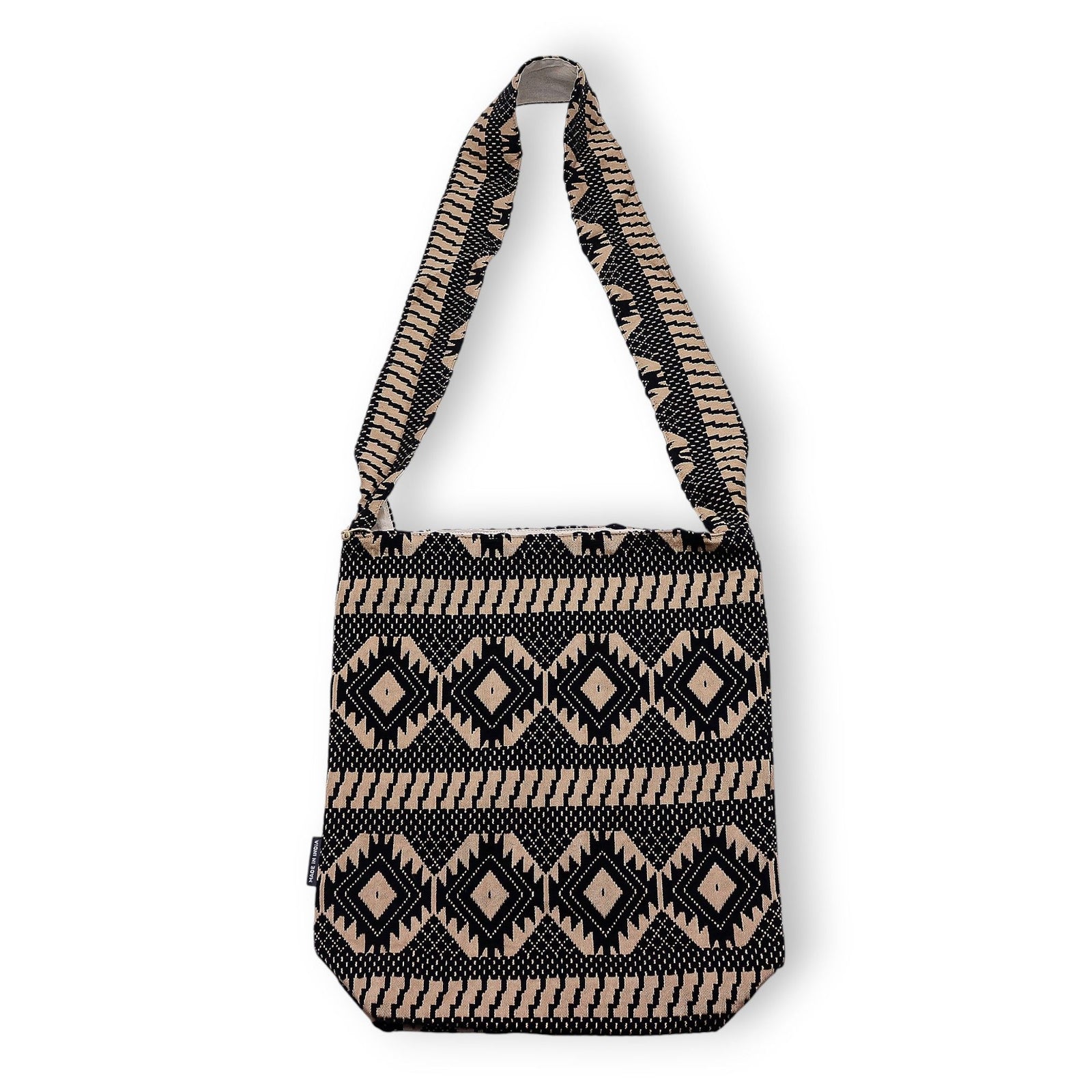Nomad Sari Jacquard Natural Nomad Carryall Bags - Desert Loom product image