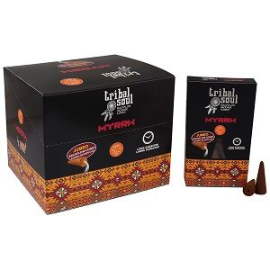 Tribal Soul Backflow Incense Cones - Myrrh product image