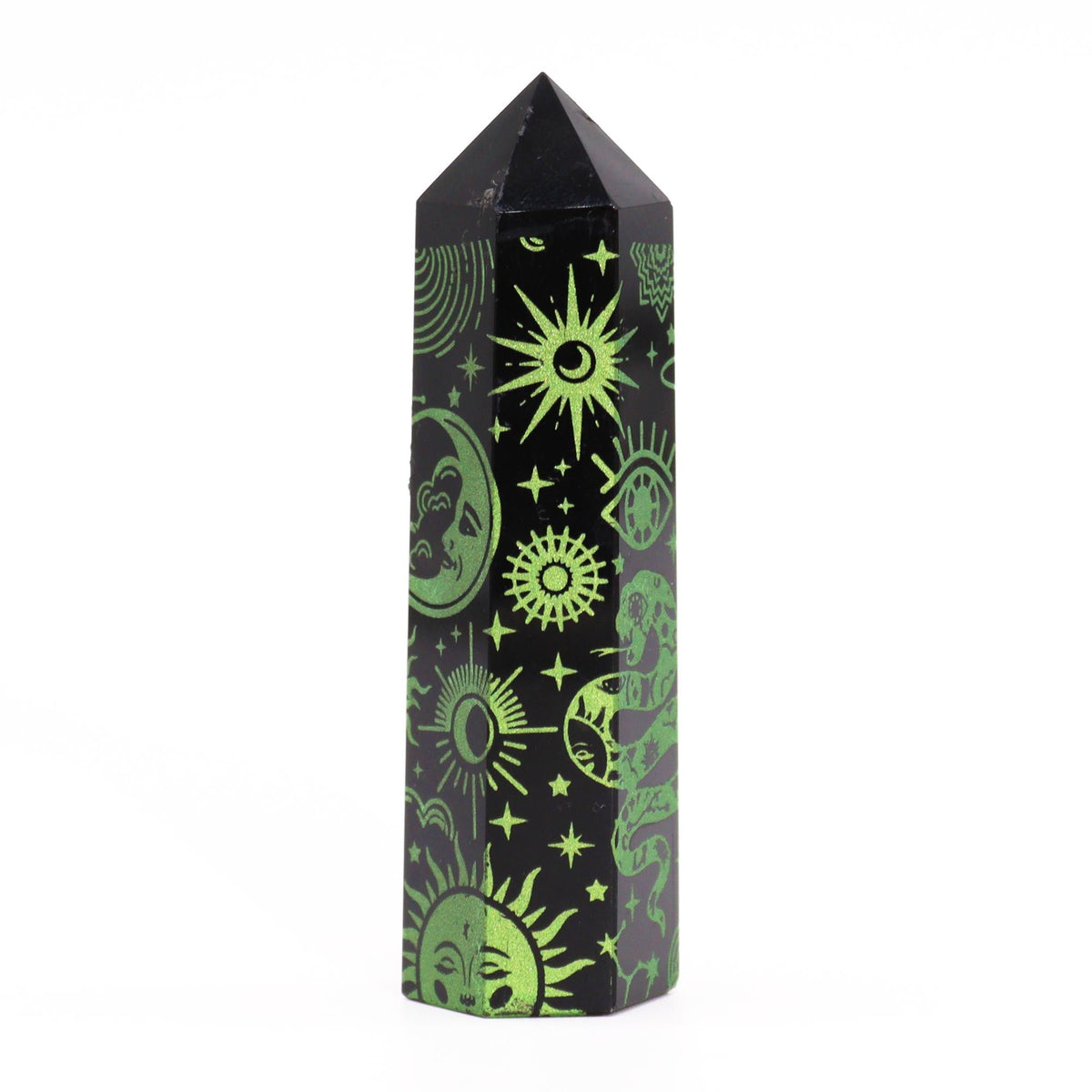 Black Obsidian Point - Mystic Story - Forest Green - product image 5