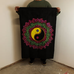 Cotton Wall Art (70x110cm) - Ying & Yang Mandala product image 2