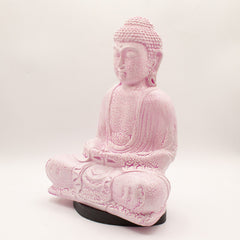 Meditation Buddha Lamp Cherry Crackle - Oval Stand product image 7