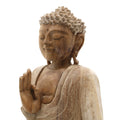 Buddha Statue Whitewash - 30cm Teaching Transmission product image
