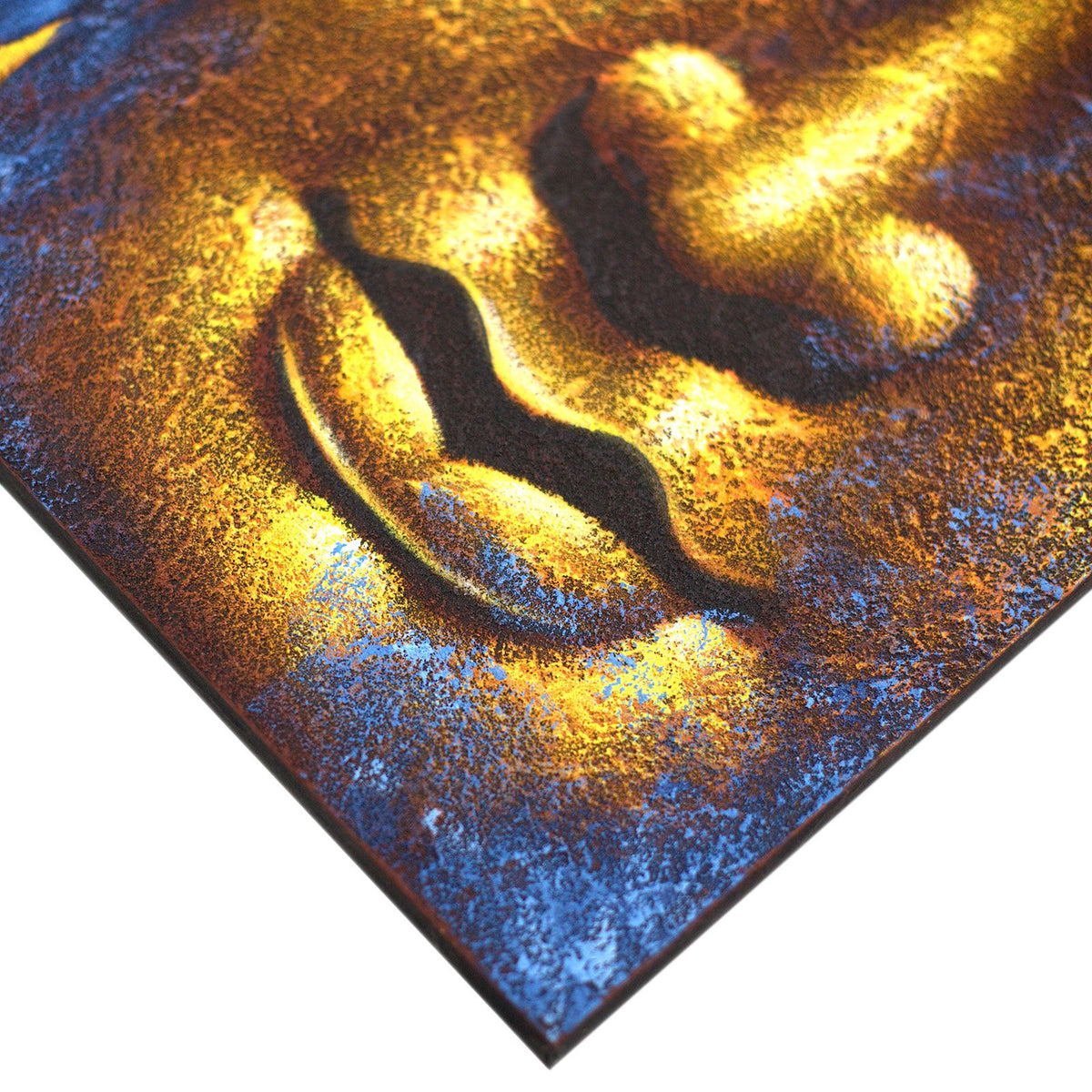 Buddha Painting - Gold Face & Lotus Flower product image 4