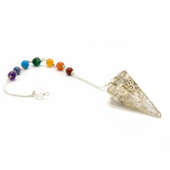 Orgonite Power Chakra Pendulum - Om product image 3