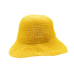 Nomad Sari Floppy Straw Sun Hat - Yellow product image
