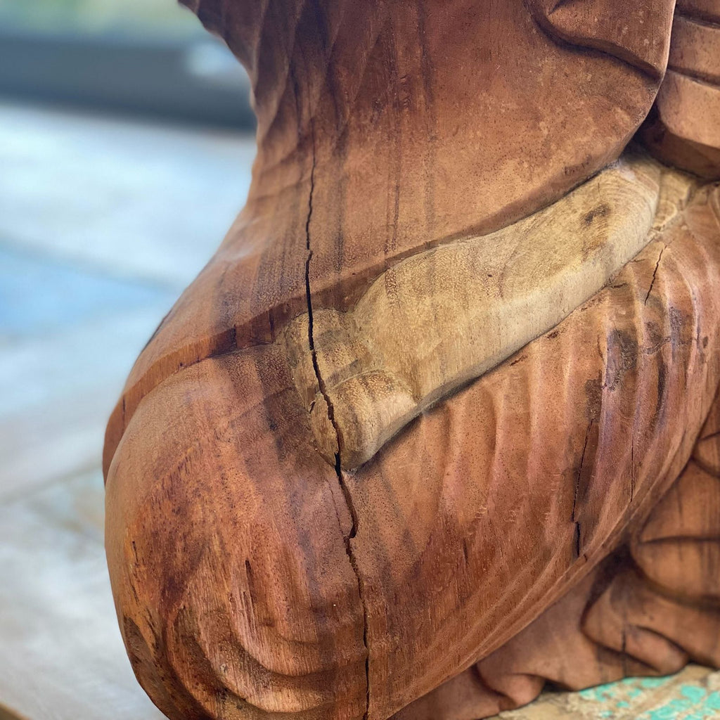 Hand Carved Buddha Statue - 60cm Welcome product image 4