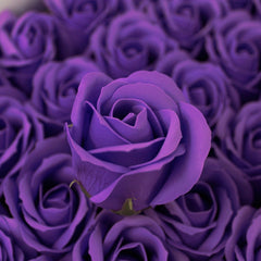 Craft Soap Flowers - Med Rose - Lavender product image