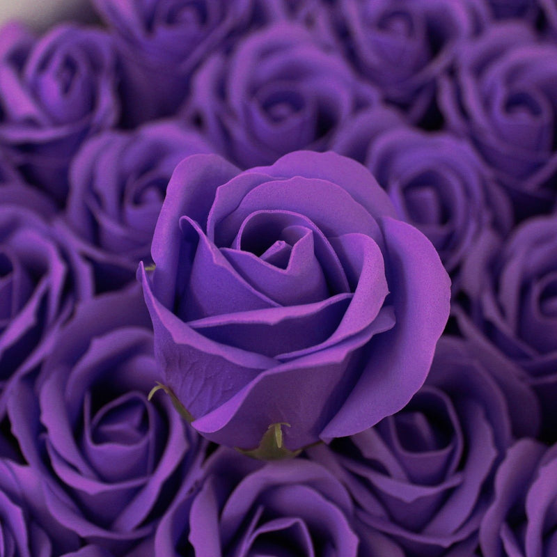 Craft Soap Flowers - Med Rose - Lavender product image