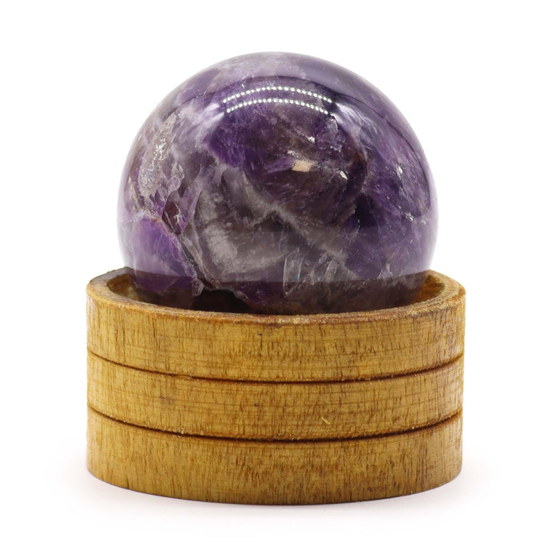 Gemstone Sphere 50mm - African Amethyst with Stand product image