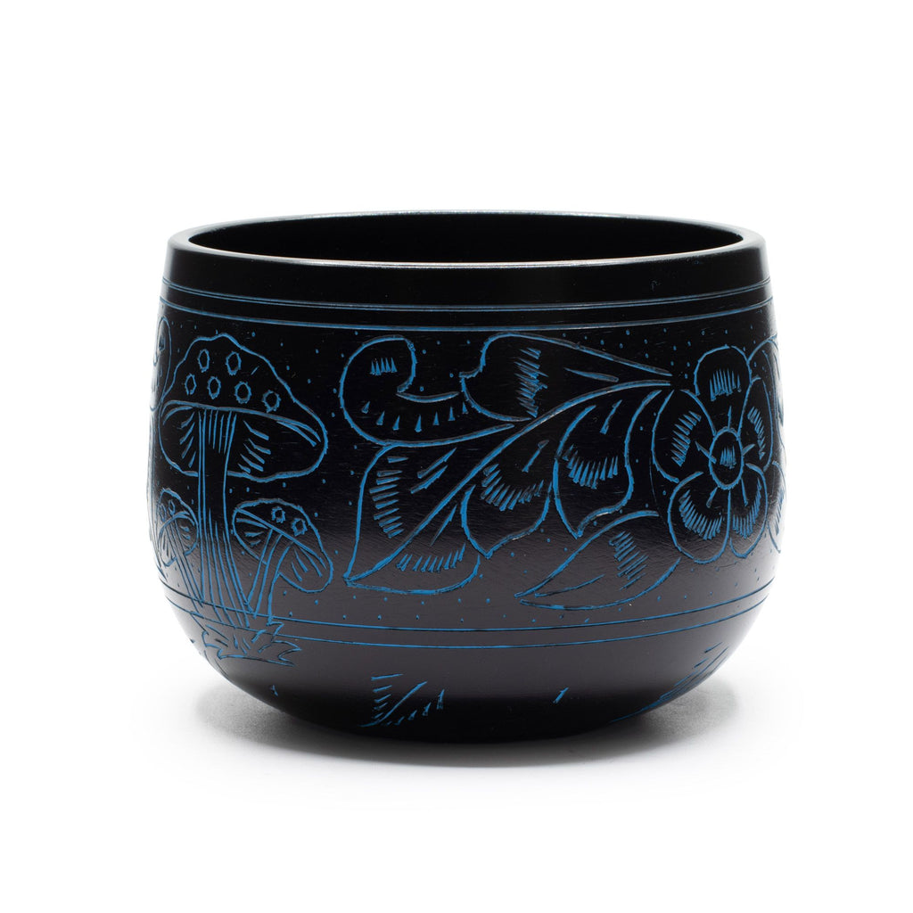 Cauldron Singing Bowl - Magic Mushroom - Blue (15cm) product image 6