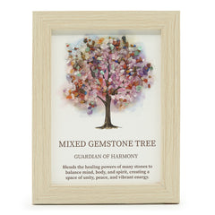 Gemstone Picture - Tree of Life - Multi (20x14.7x1cm) product image 3
