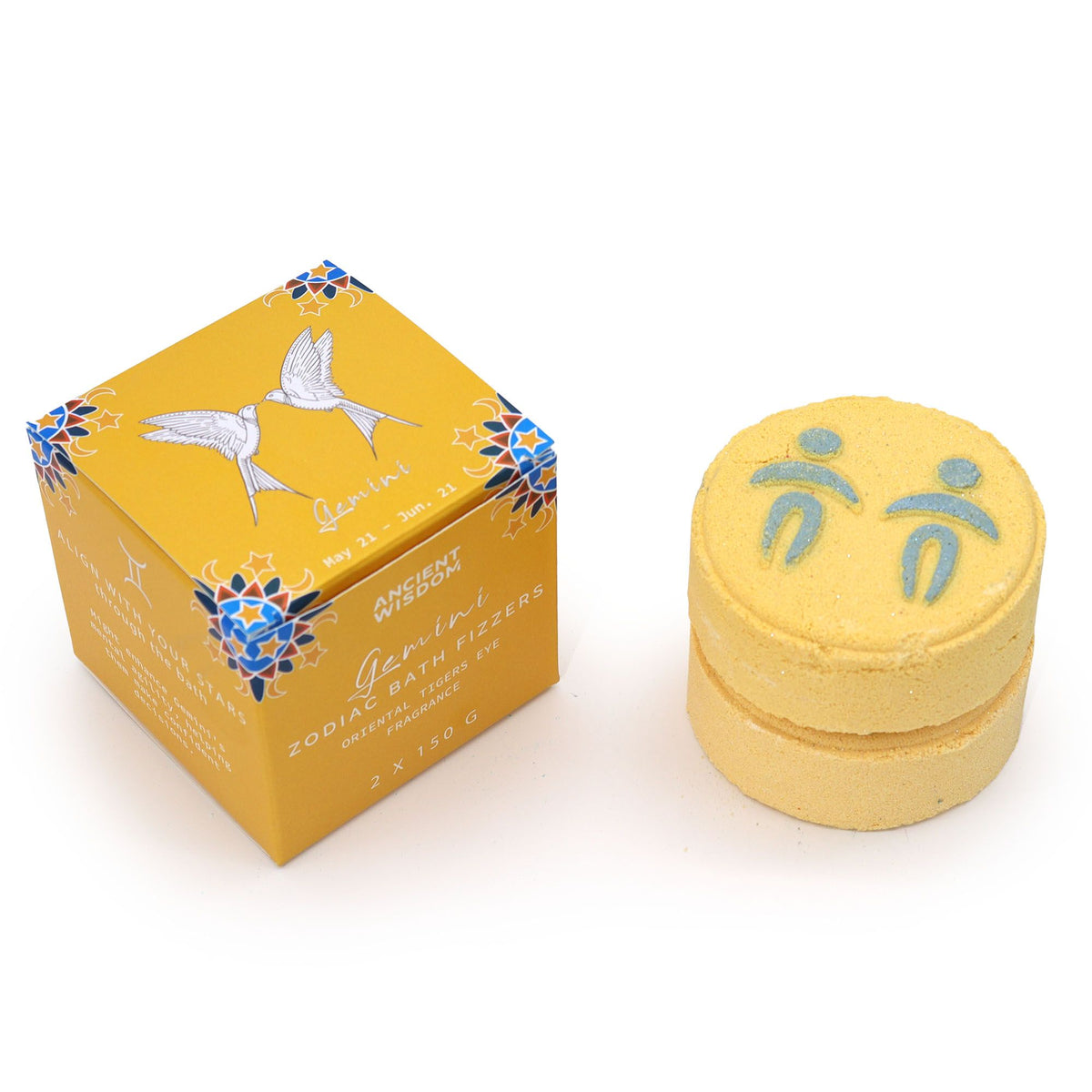 Set of Zodiac Bath Fizzers with Horoscope - Gemini product image 3