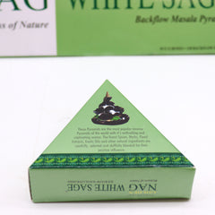 42g Jumbo Golden Nag - White Sage Backflow Incense Cones product image 2