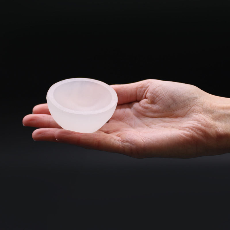 Selenite Round Bowl - 6cm product image