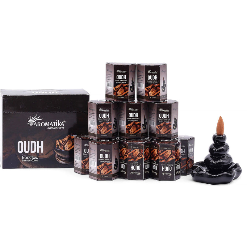 Pack of 10 Masala Backflow Incense - Oudh product image