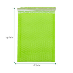 Green Poly Bubble Envelope (180x230+40mm) product image