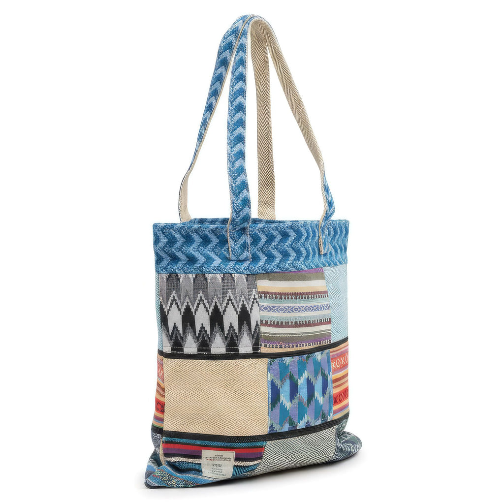 Patchwork Kathmandu Tote Bag - Dhaka Design (37x38cm) - product image 5