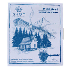 Display Set of 70 Incense Smudge Bricks and Burner - Wild West product image 4