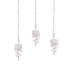 Raw Gemstone Pendulum - Rock Quartz product image