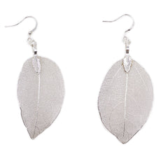 Earrings - Bravery Leaf - Silver product image 4