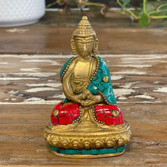 Brass Buddha Figure - Blessing - 7.5cm product image 2