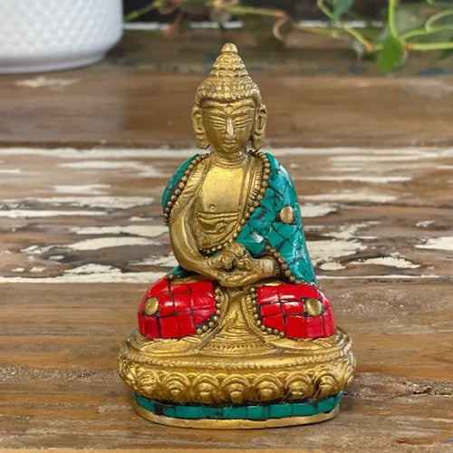 Brass Buddha Figure - Blessing - 7.5cm product image 2