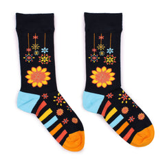 Hop Hare Bamboo Socks M/L - Mandala Flowers product image