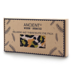 Lavender Natural Cotton and Juco Eye Pillow in Gift Box - Night Leopard product image 6