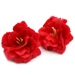 Craft Soap Flower - Small Peony - Red product image 4
