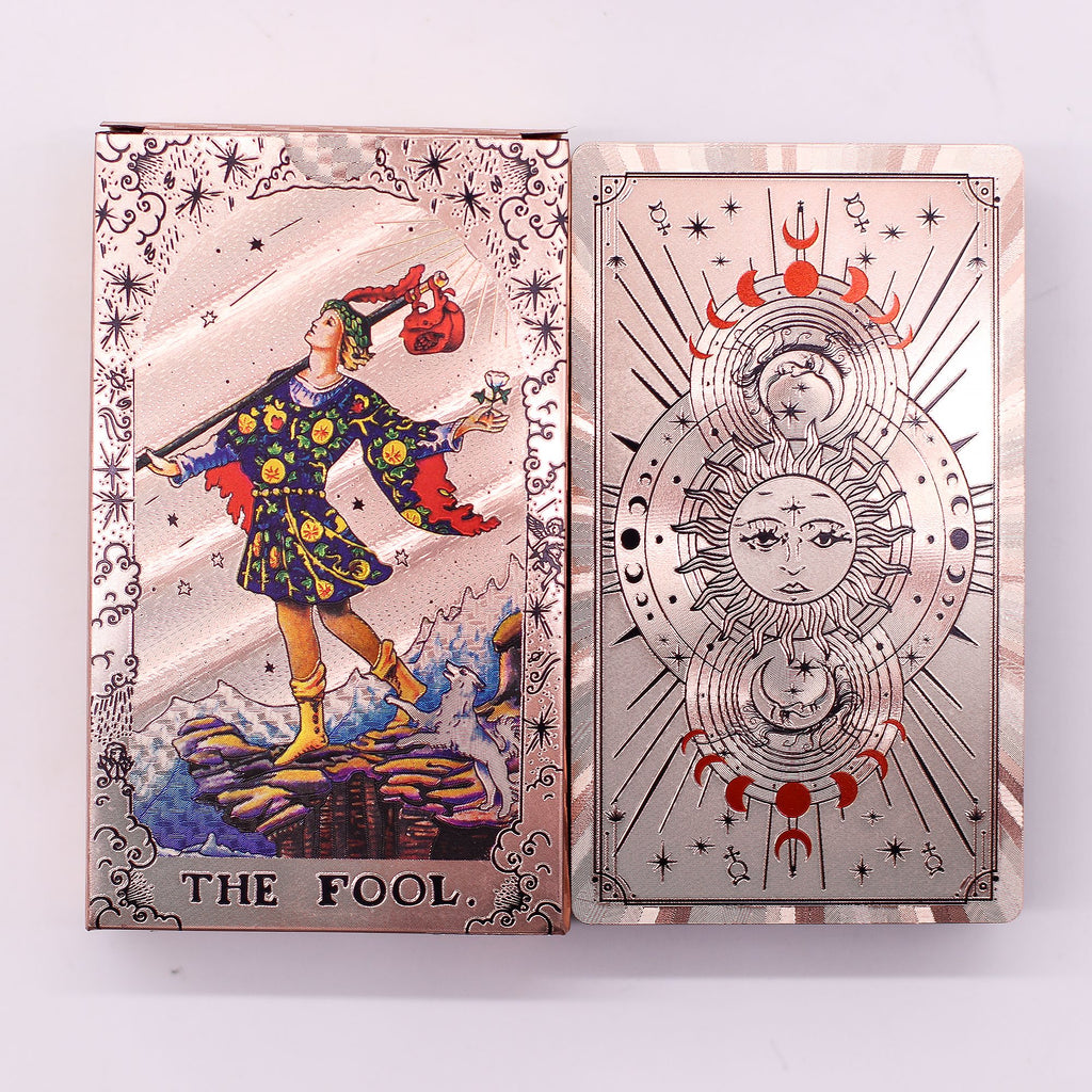 Rose Gold Foil Tarot Card Set - Moon Phase - with booklet product image 4